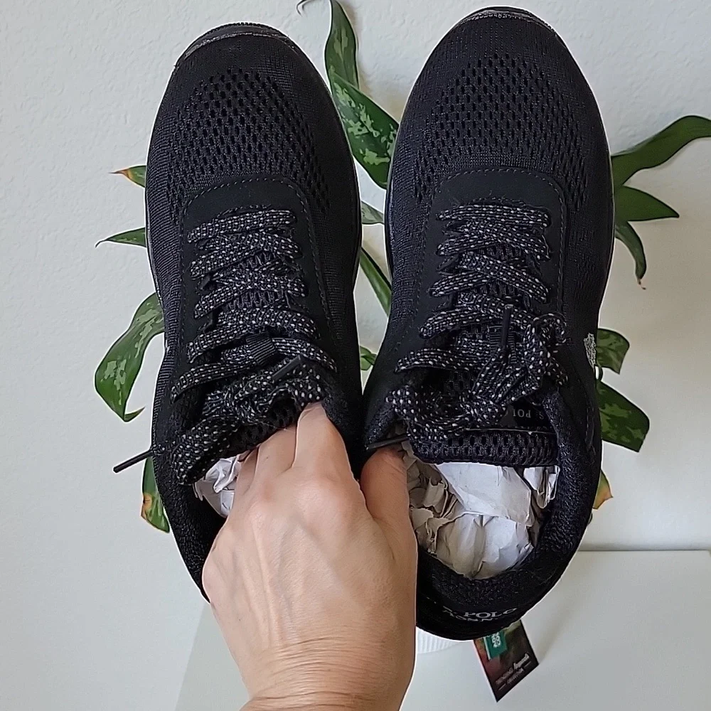 U S Polo Assn black Sneakers 10 size